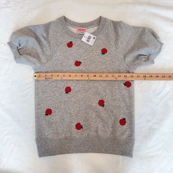 NWT Kate Spade Apple-embroidered Pullover size XS - Picture 4 of 10